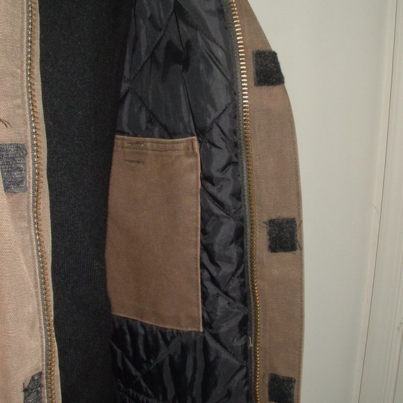 Carhartt Jacket Fully Lined XL Fade Distressed VTG 90’s - Picture 4 of 7